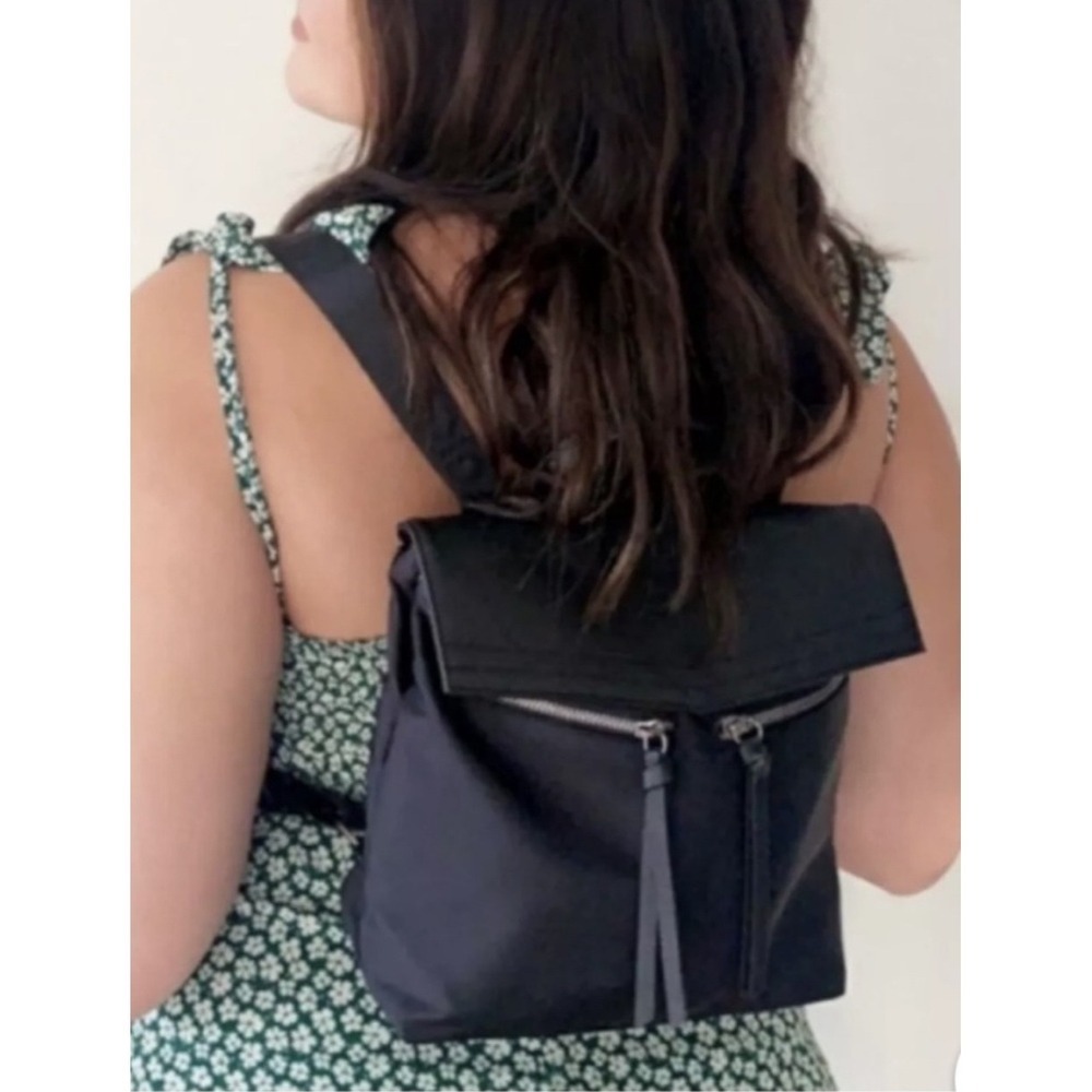 Botkier Backpack New York Convertible Straps‎ Black Nylon